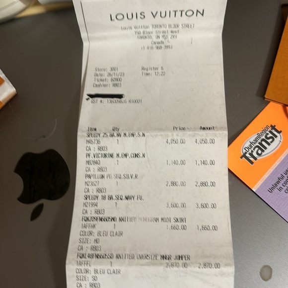 2️⃣3️⃣0️⃣0️⃣ brand new authentic Louis Vuitton Speedy 18 *SOLD* - Picture 9 of 9